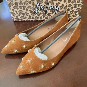 Foot Soles of New York FS/NY suede shoes, size 8. EUC